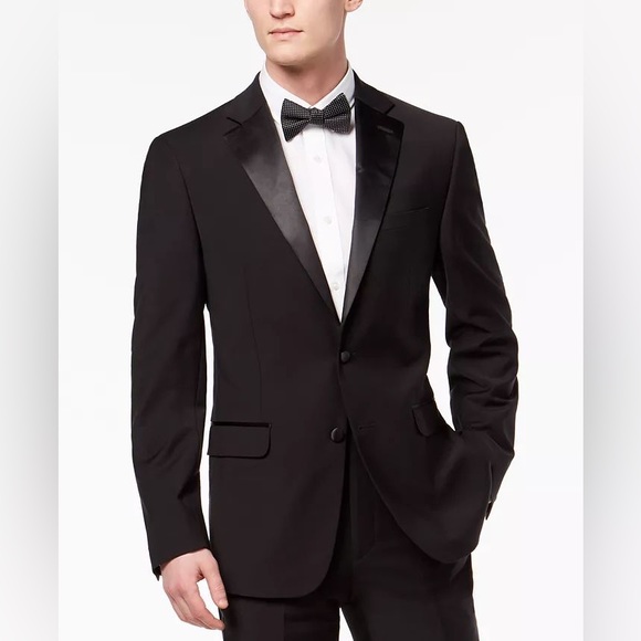 Calvin Klein X Slim Fit Tuxedo Suit - Picture 2 of 13